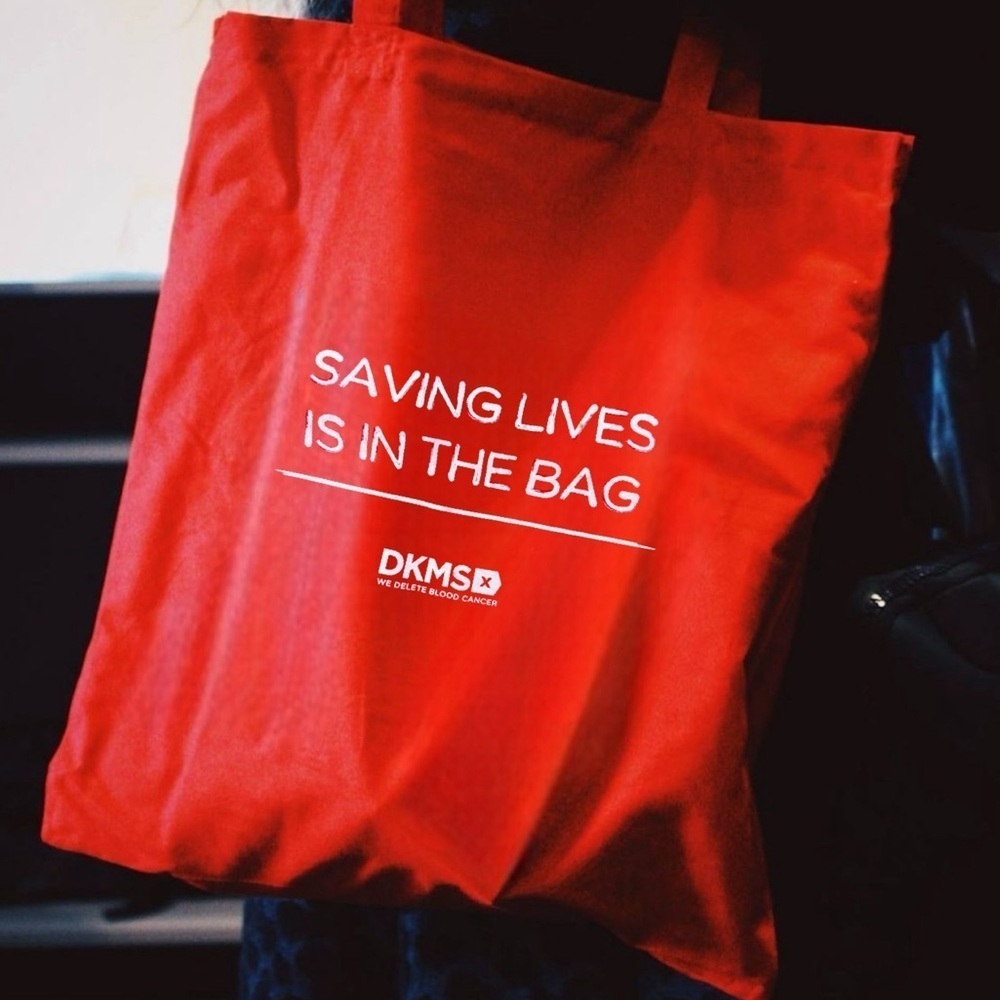 Saving Lives Is In The Bag Red Canvas Tote Bag